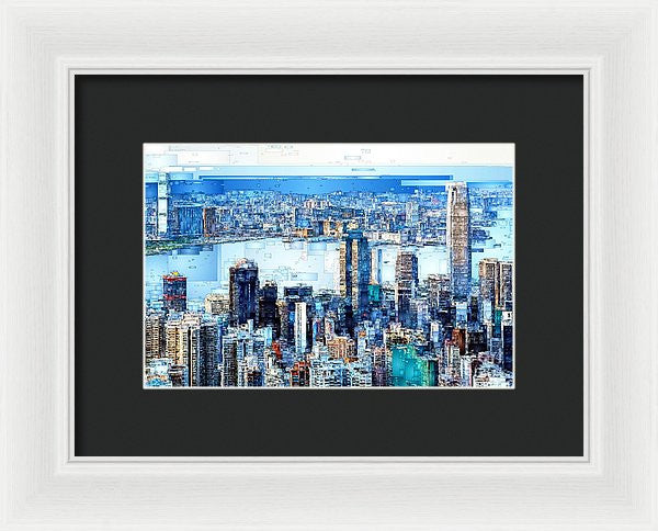 Framed Print - Hong Kong Skyline