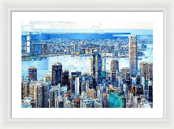 Framed Print - Hong Kong Skyline