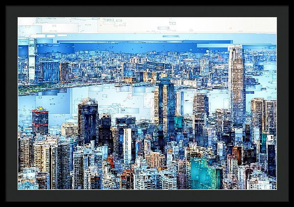 Framed Print - Hong Kong Skyline