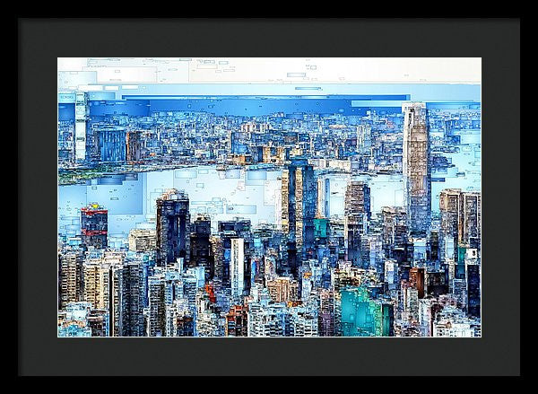 Framed Print - Hong Kong Skyline