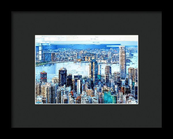 Framed Print - Hong Kong Skyline