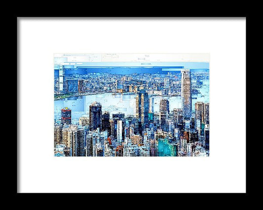 Framed Print - Hong Kong Skyline