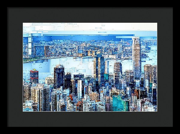 Framed Print - Hong Kong Skyline