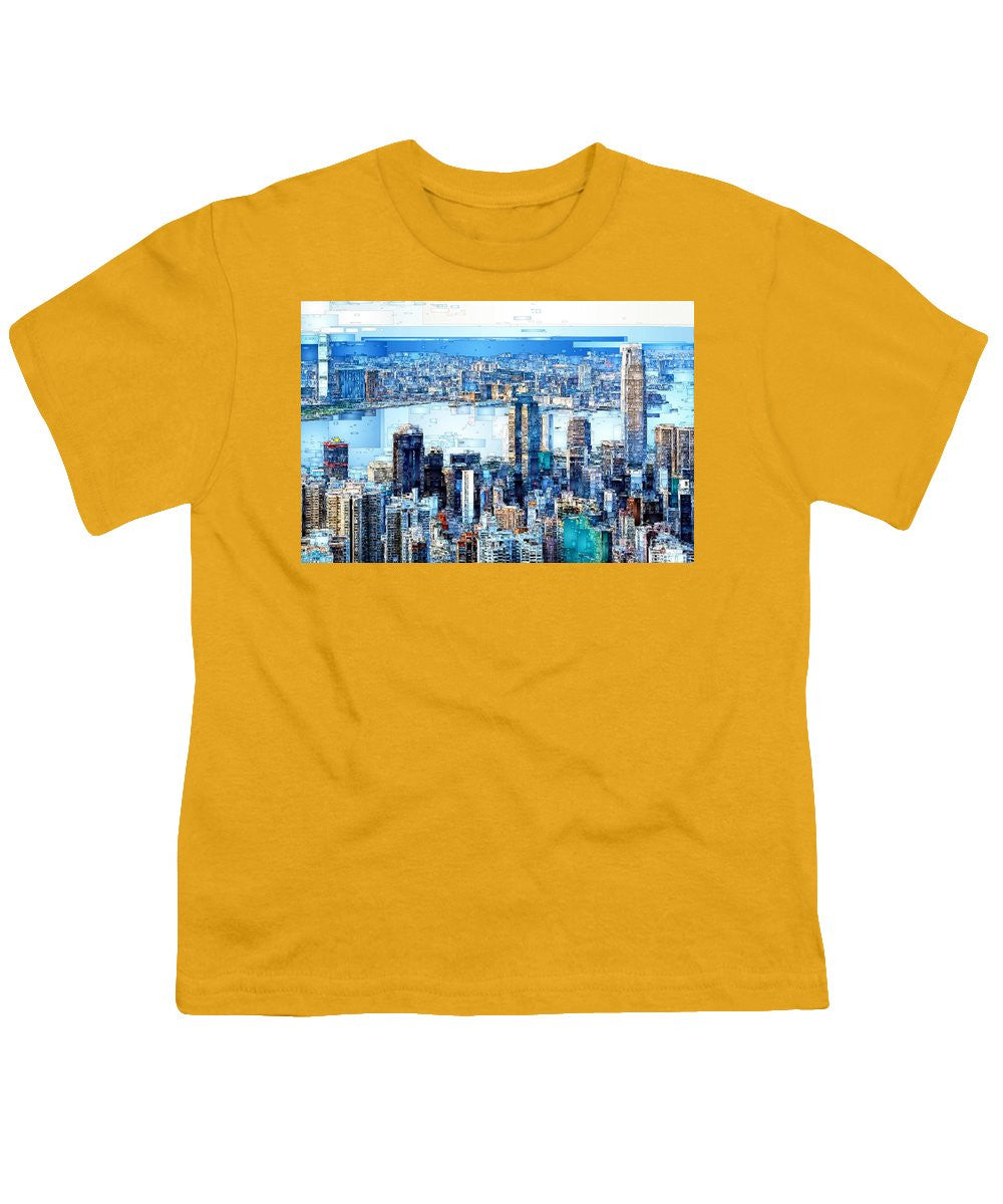 Youth T-Shirt - Hong Kong Skyline