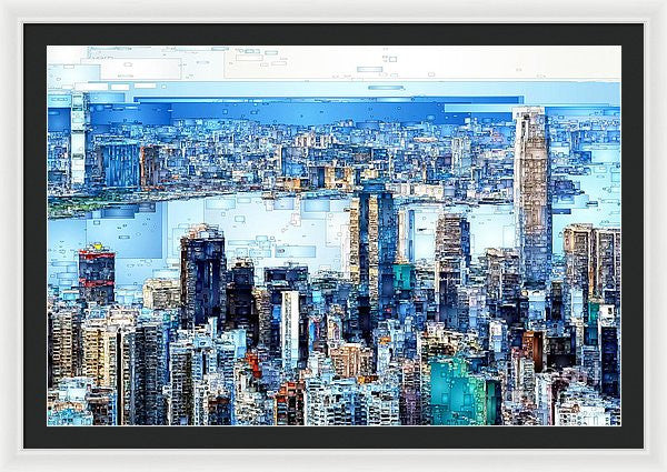 Framed Print - Hong Kong Skyline