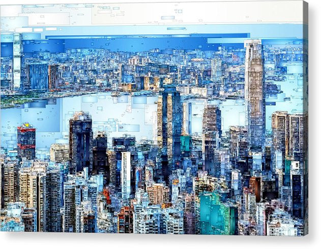 Acrylic Print - Hong Kong Skyline