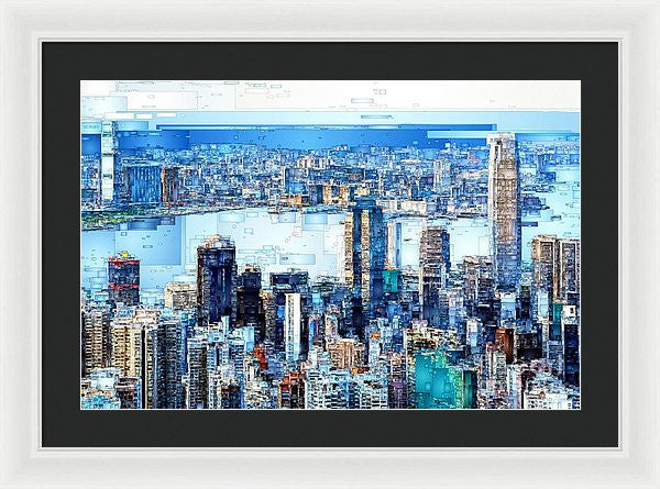 Framed Print - Hong Kong Skyline