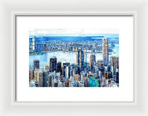 Framed Print - Hong Kong Skyline