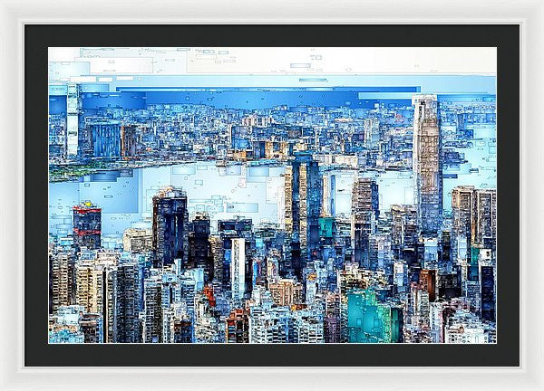 Framed Print - Hong Kong Skyline