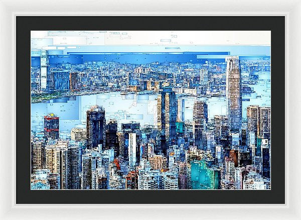 Framed Print - Hong Kong Skyline