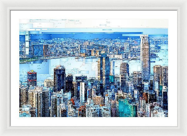 Framed Print - Hong Kong Skyline