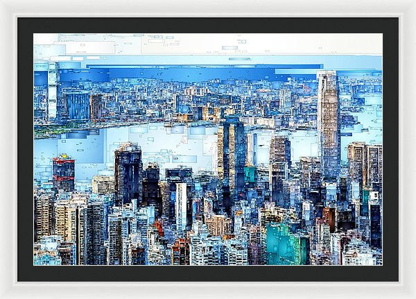 Framed Print - Hong Kong Skyline