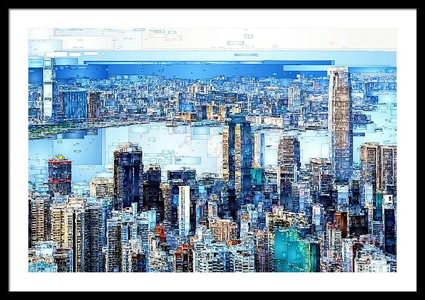 Framed Print - Hong Kong Skyline