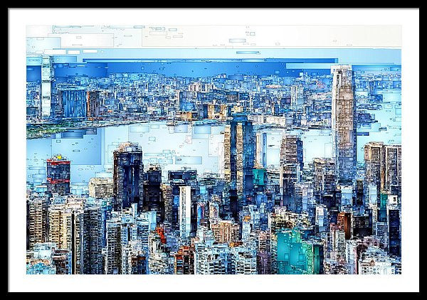 Framed Print - Hong Kong Skyline