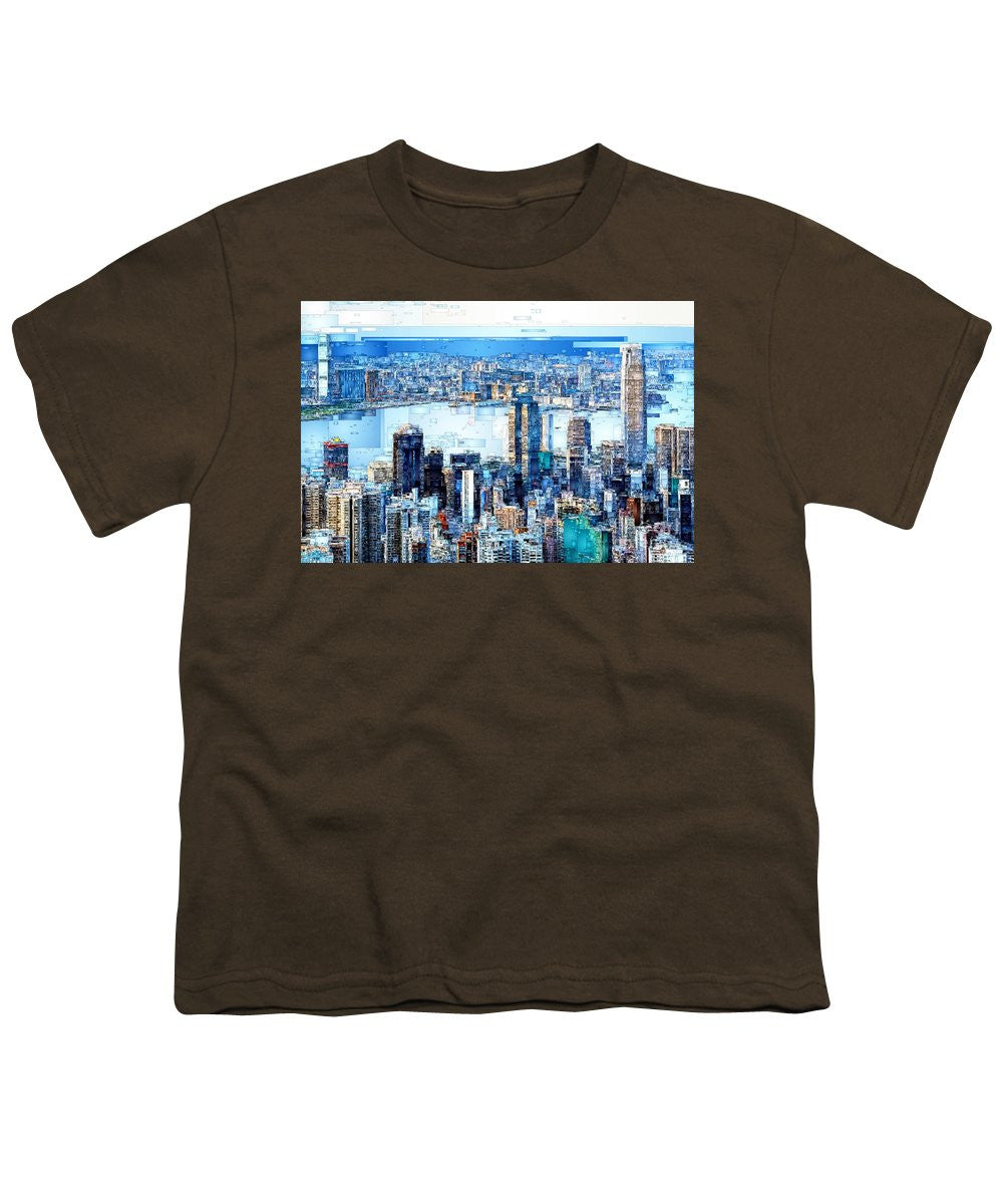 Youth T-Shirt - Hong Kong Skyline