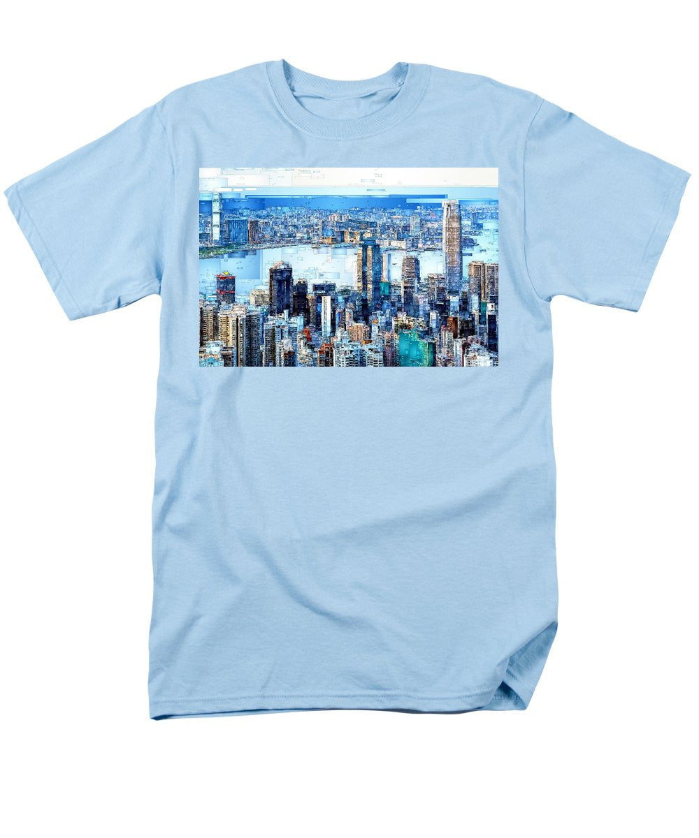Men's T-Shirt  (Regular Fit) - Hong Kong Skyline
