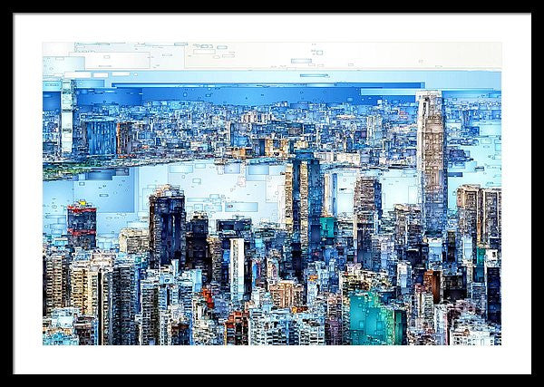 Framed Print - Hong Kong Skyline