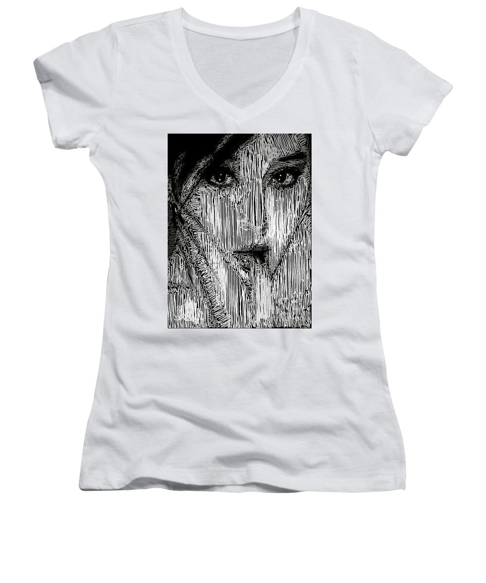 Women's V-Neck T-Shirt (Junior Cut) - I Don't Know What To Do
