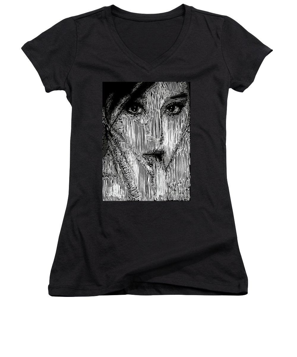 Women's V-Neck T-Shirt (Junior Cut) - I Don't Know What To Do
