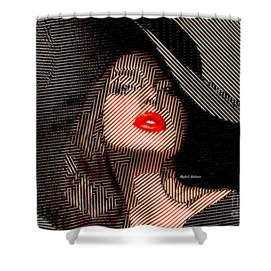 I Have Been Etched Unto You - Shower Curtain