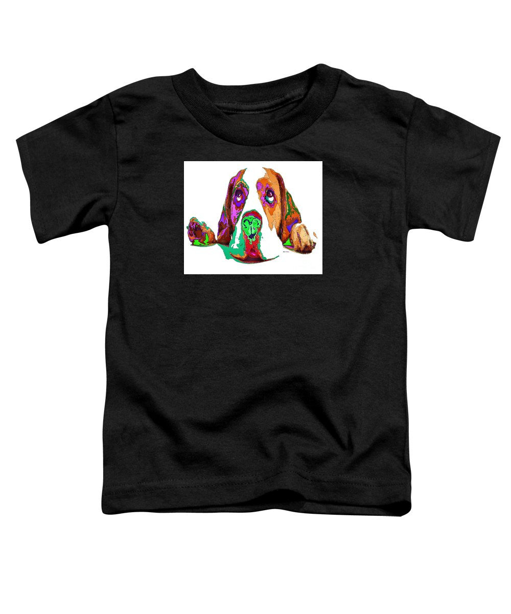 T-shirt pour tout-petits - J'ai été sage, je le promets. Série pour animaux de compagnie