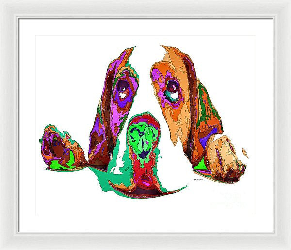 Framed Print - I Have Been Good, I Promise. Pet Series