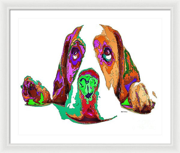 Framed Print - I Have Been Good, I Promise. Pet Series