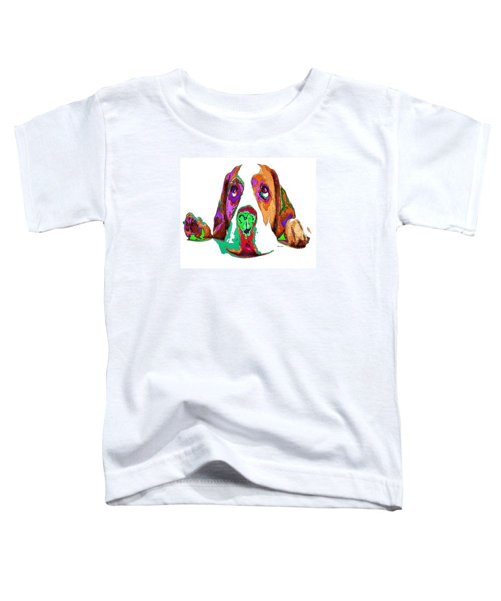 T-shirt pour tout-petits - J'ai été sage, je le promets. Série pour animaux de compagnie