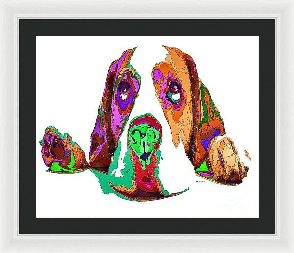 Framed Print - I Have Been Good, I Promise. Pet Series