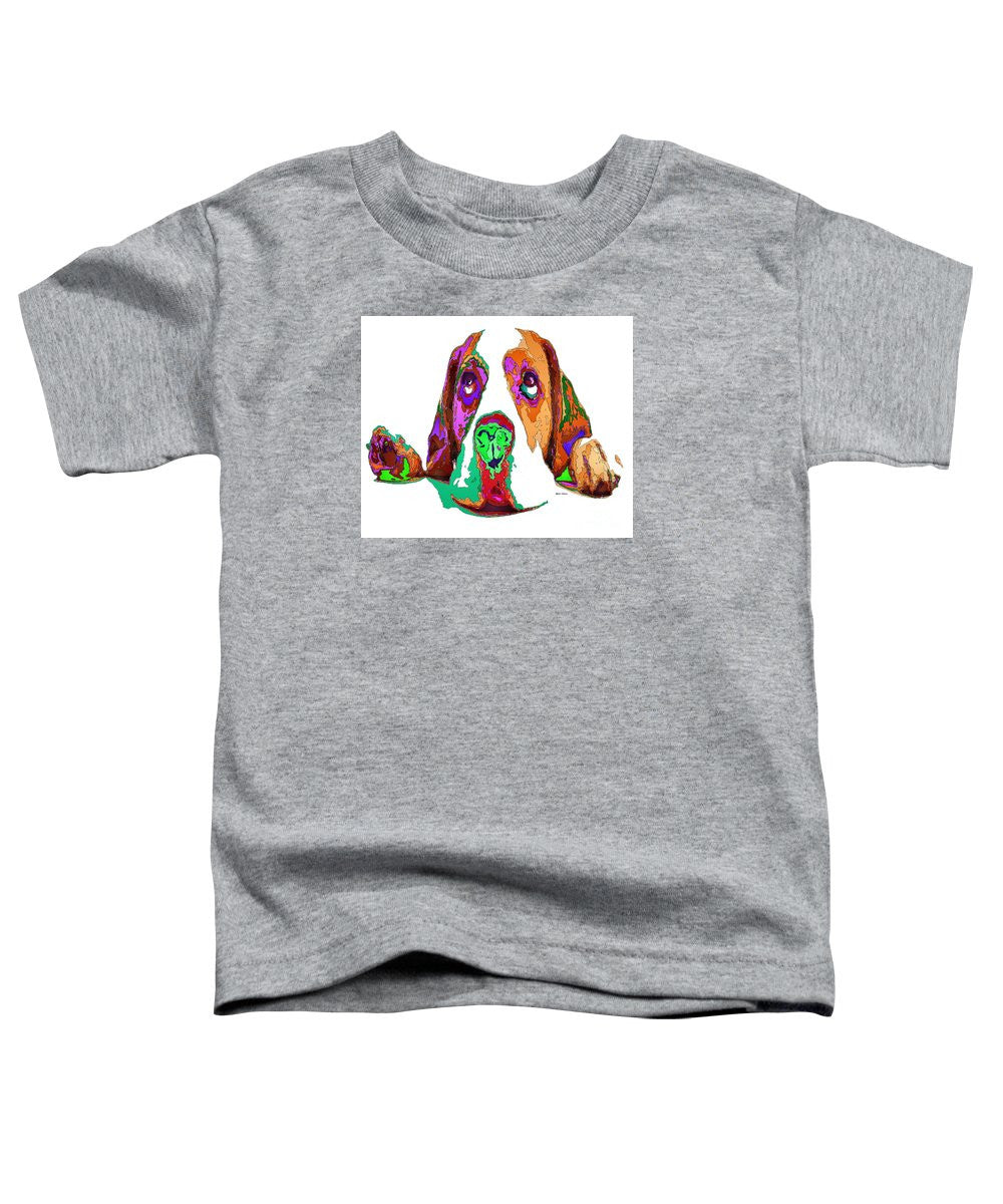 T-shirt pour tout-petits - J'ai été sage, je le promets. Série pour animaux de compagnie