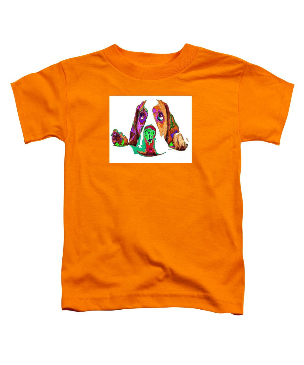 T-shirt pour tout-petits - J'ai été sage, je le promets. Série pour animaux de compagnie