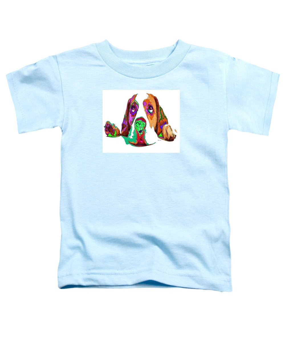 T-shirt pour tout-petits - J'ai été sage, je le promets. Série pour animaux de compagnie