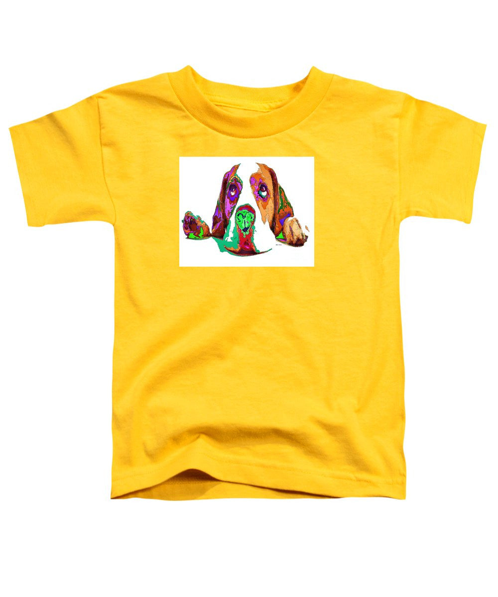 T-shirt pour tout-petits - J'ai été sage, je le promets. Série pour animaux de compagnie