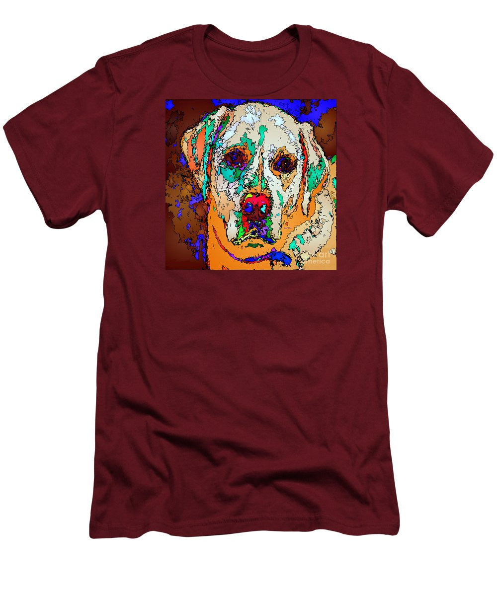 Men's T-Shirt (Slim Fit) - I Love You. Pet Series