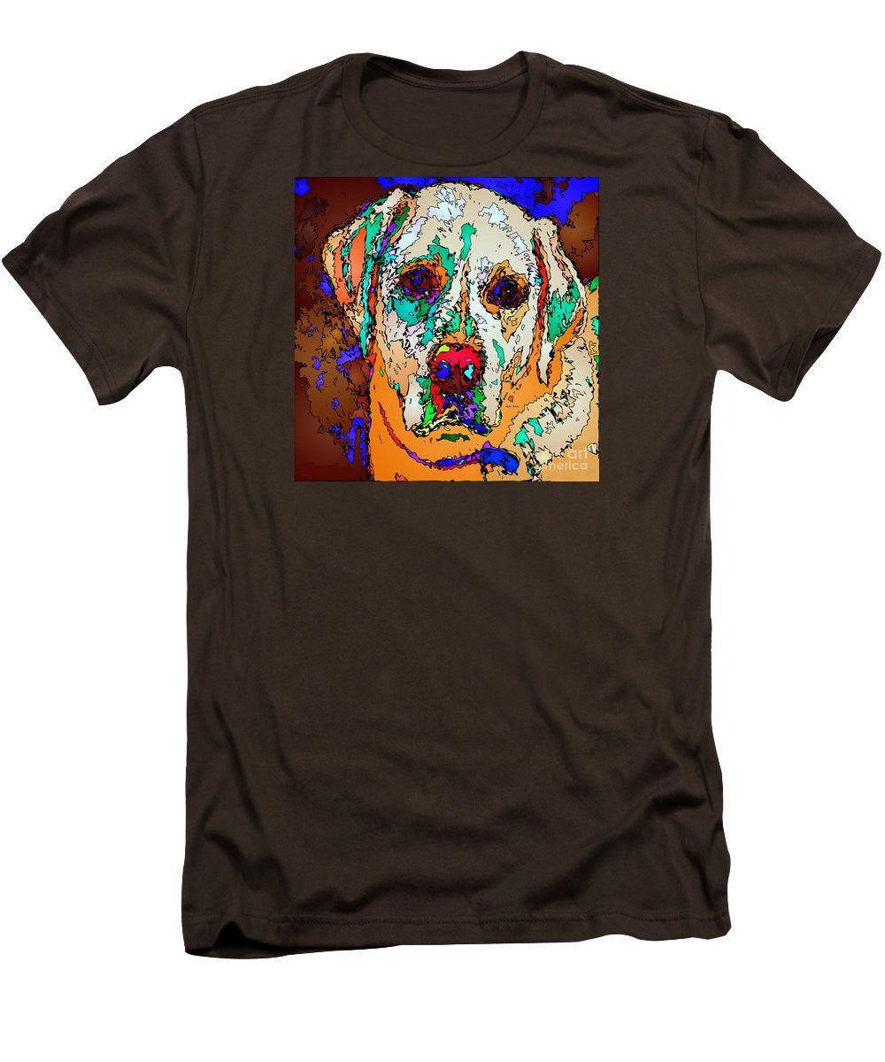 Men's T-Shirt (Slim Fit) - I Love You. Pet Series