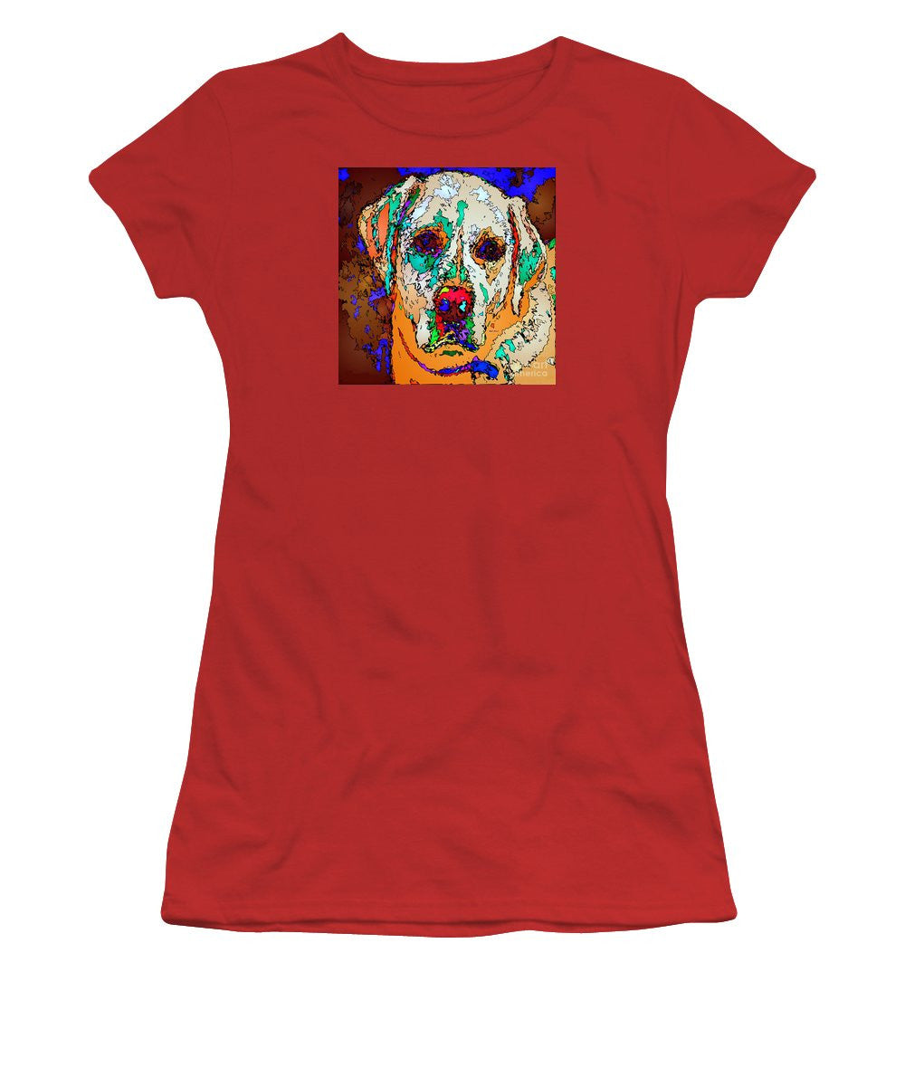 Women's T-Shirt (Junior Cut) - I Love You. Pet Series