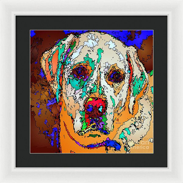 Framed Print - I Love You. Pet Series