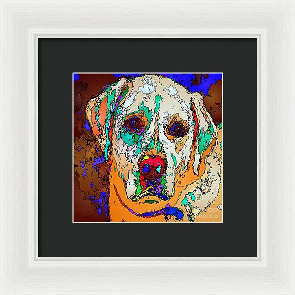 Framed Print - I Love You. Pet Series