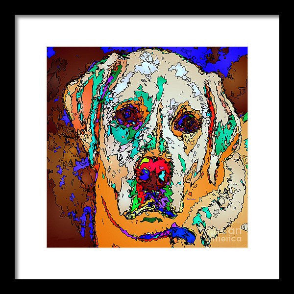 Framed Print - I Love You. Pet Series