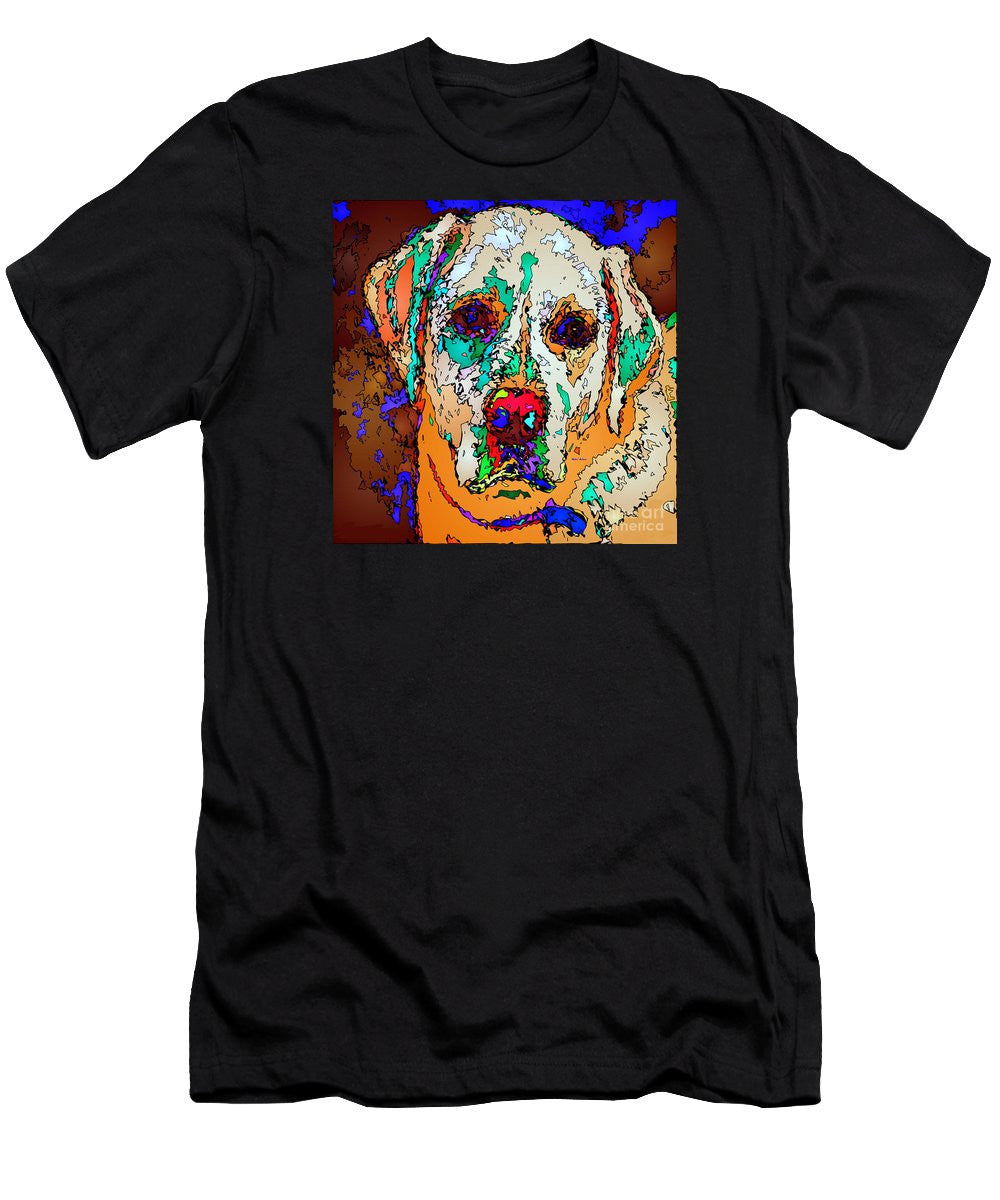 Men's T-Shirt (Slim Fit) - I Love You. Pet Series