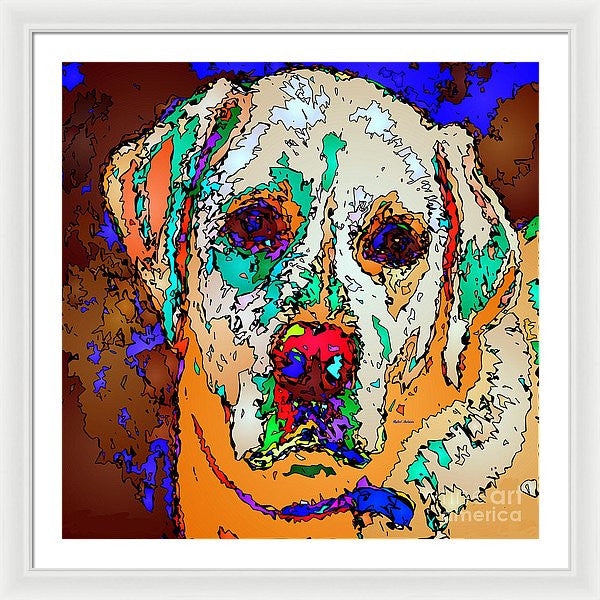 Framed Print - I Love You. Pet Series