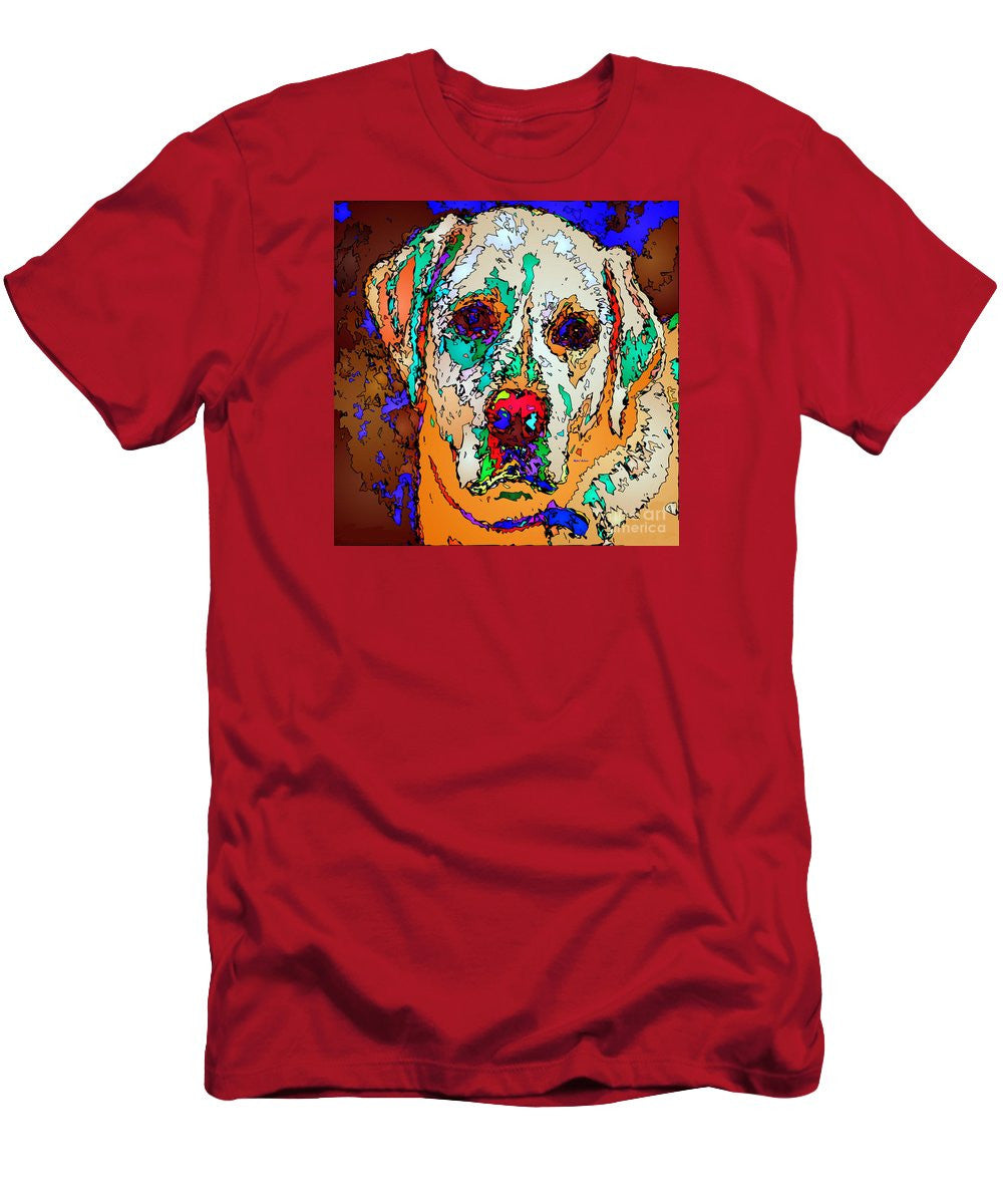 Men's T-Shirt (Slim Fit) - I Love You. Pet Series