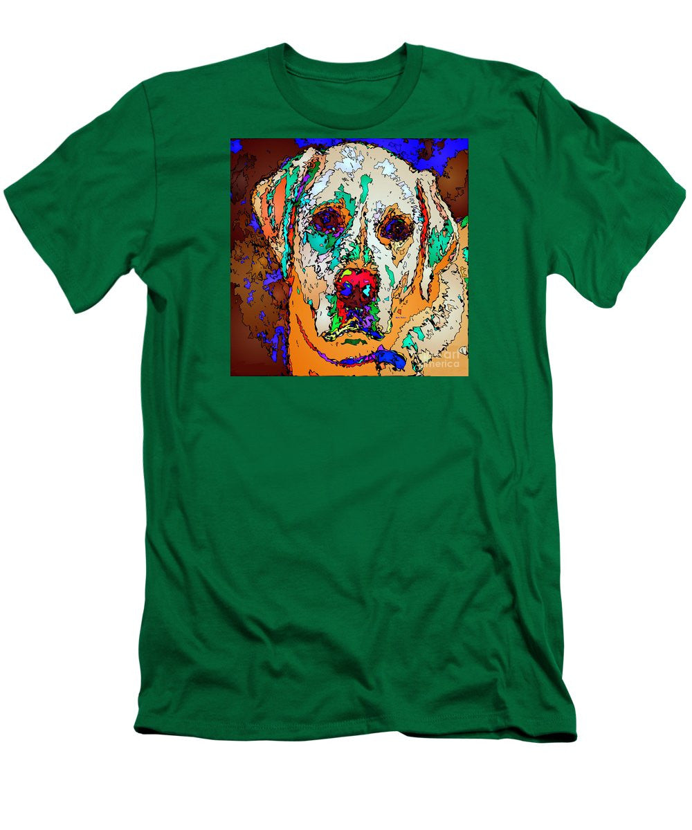 Men's T-Shirt (Slim Fit) - I Love You. Pet Series