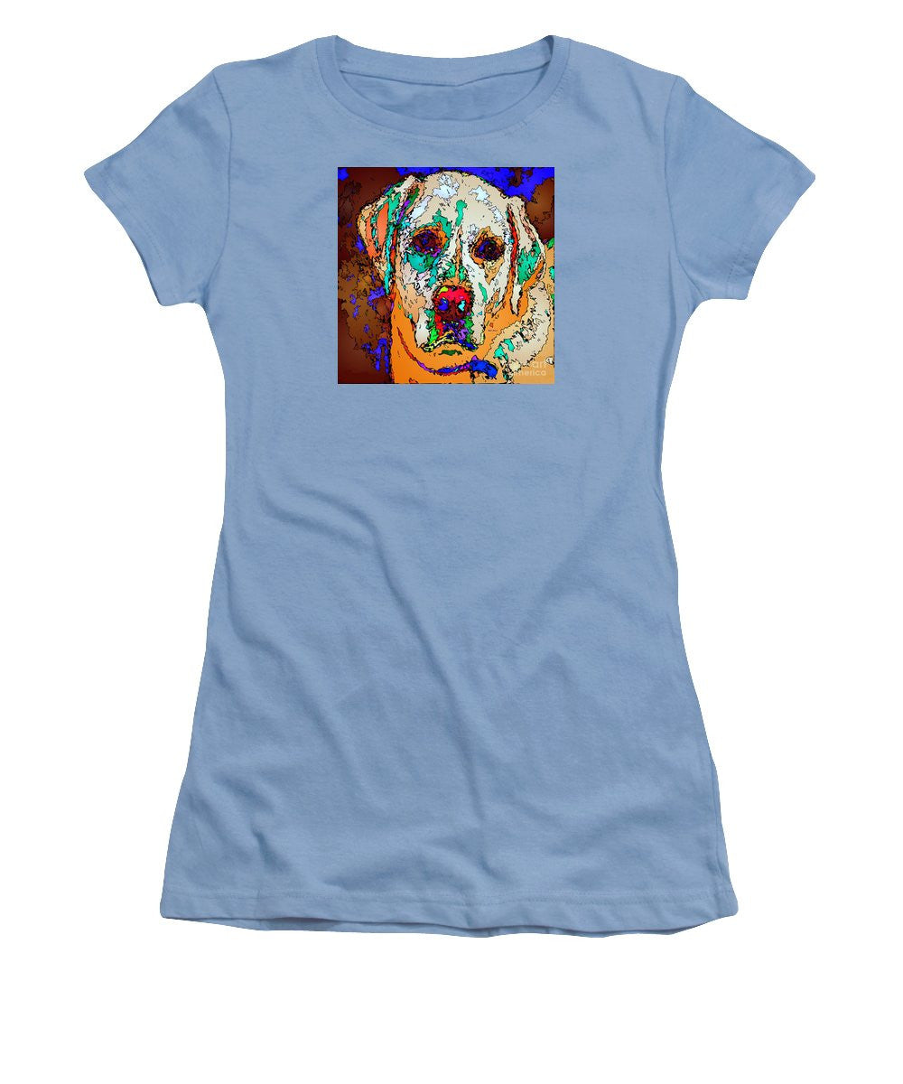 Women's T-Shirt (Junior Cut) - I Love You. Pet Series