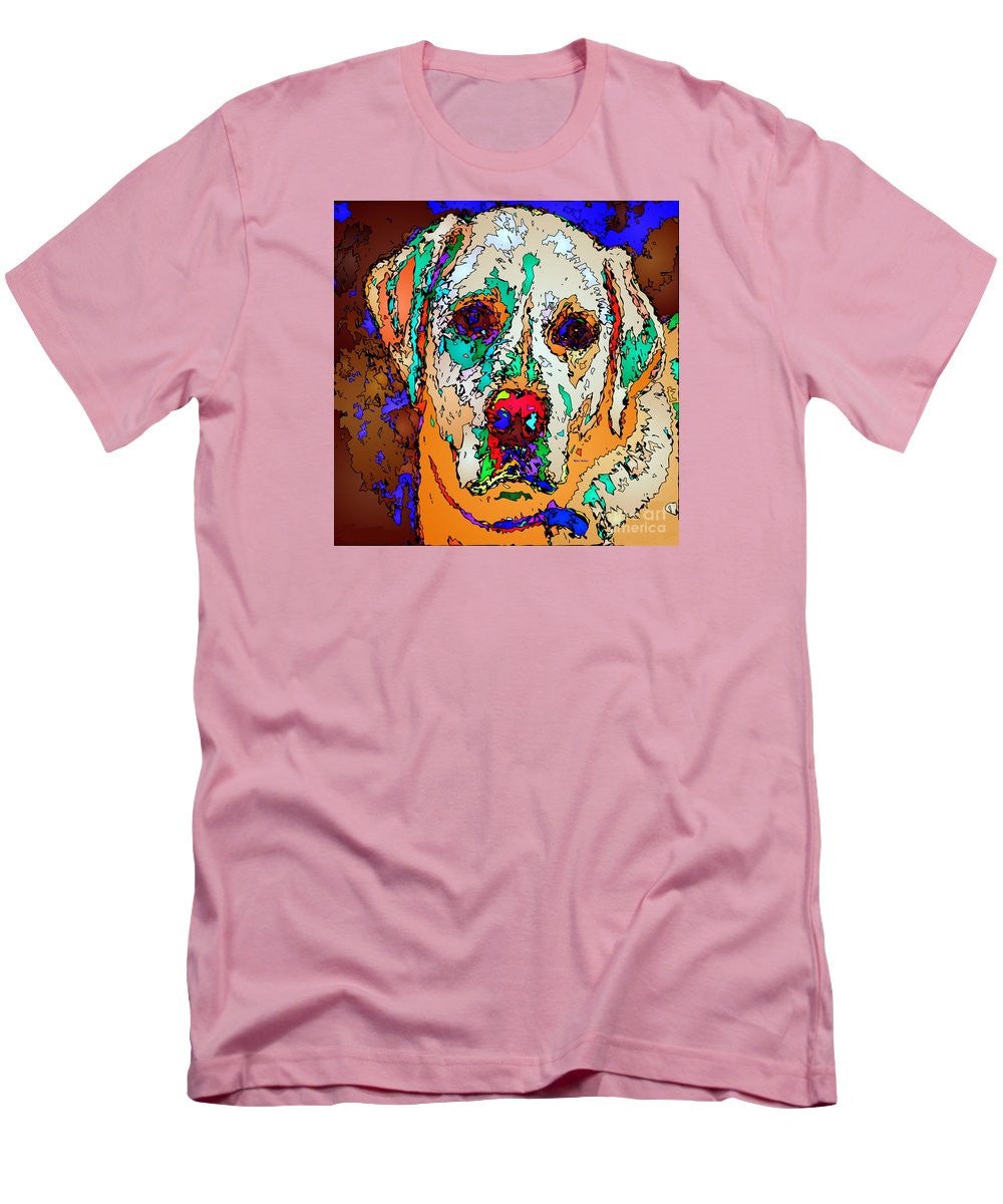 Men's T-Shirt (Slim Fit) - I Love You. Pet Series