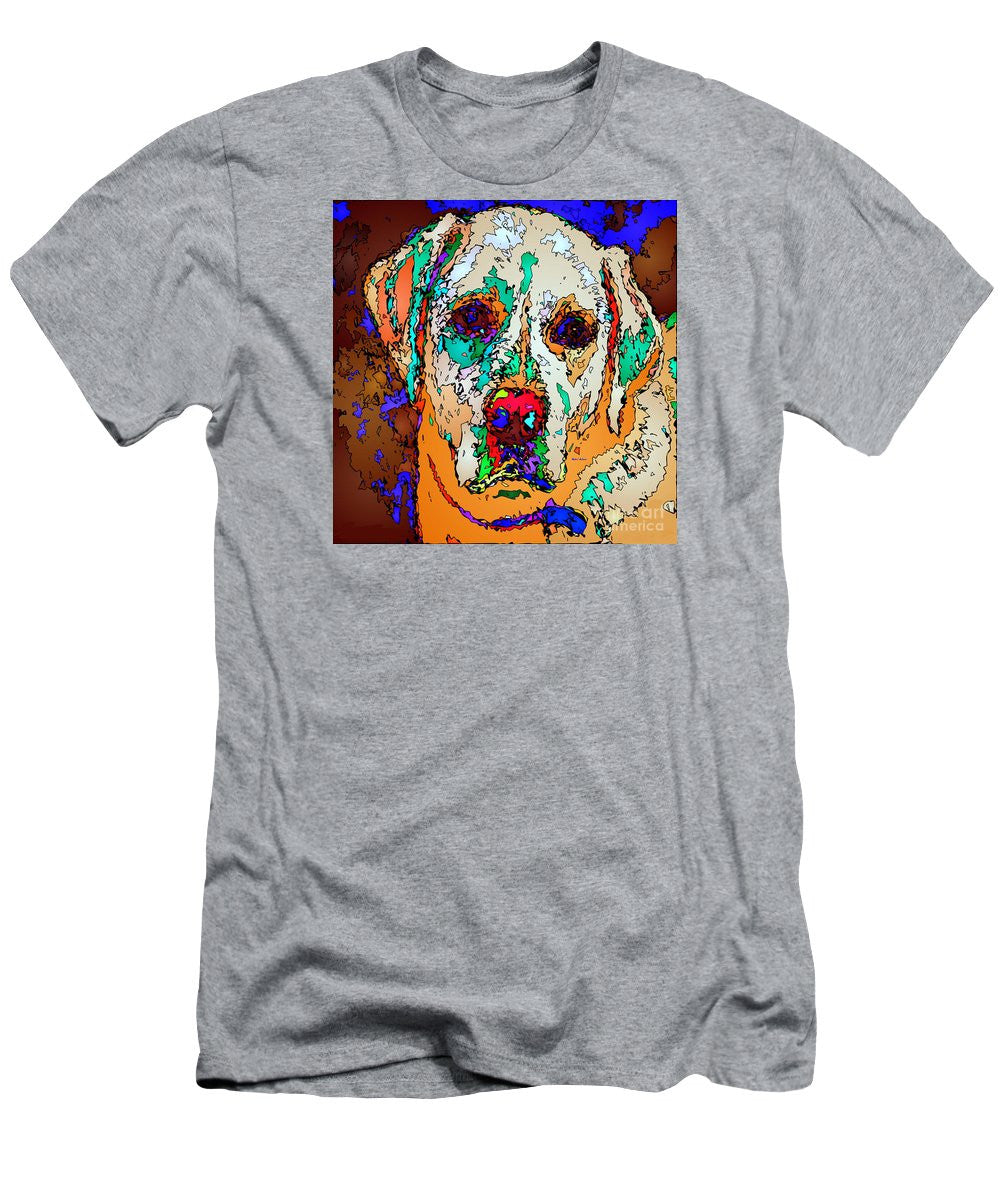 Men's T-Shirt (Slim Fit) - I Love You. Pet Series