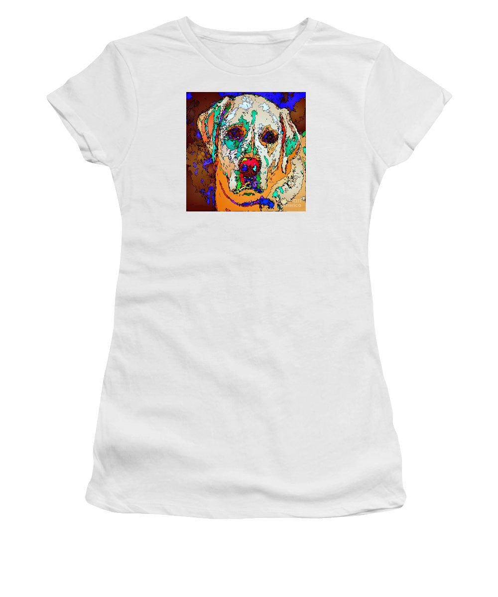 Women's T-Shirt (Junior Cut) - I Love You. Pet Series