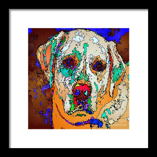 Framed Print - I Love You. Pet Series