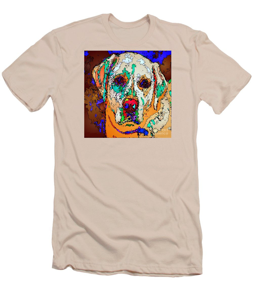 Men's T-Shirt (Slim Fit) - I Love You. Pet Series