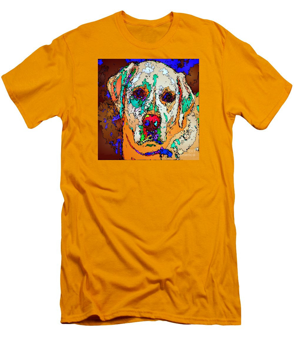 Men's T-Shirt (Slim Fit) - I Love You. Pet Series